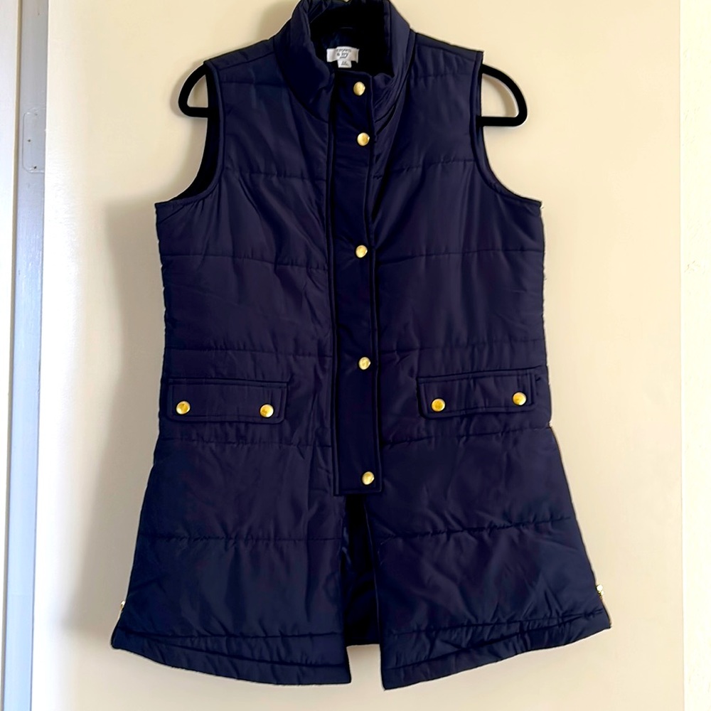 Navy Crown & Ivy Navy Vest